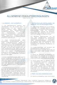 einkaufsbedingungen